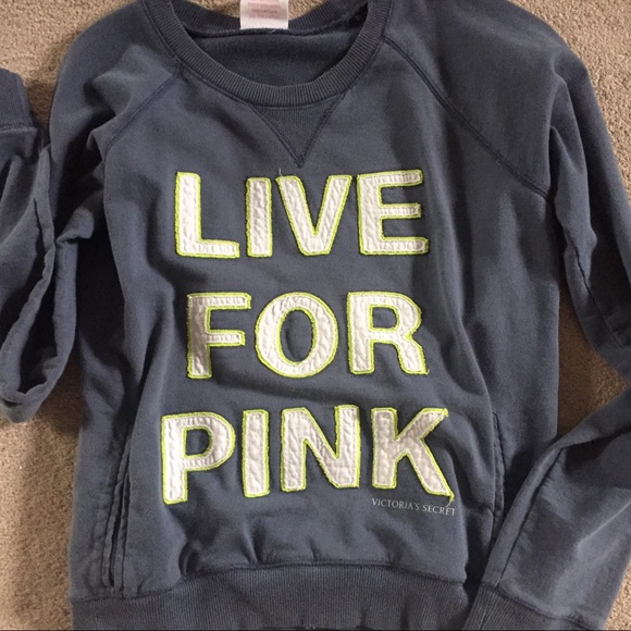 PINK Victoria's Secret Tops - Vintage Pink Victoria’s Secret Sweatshirt